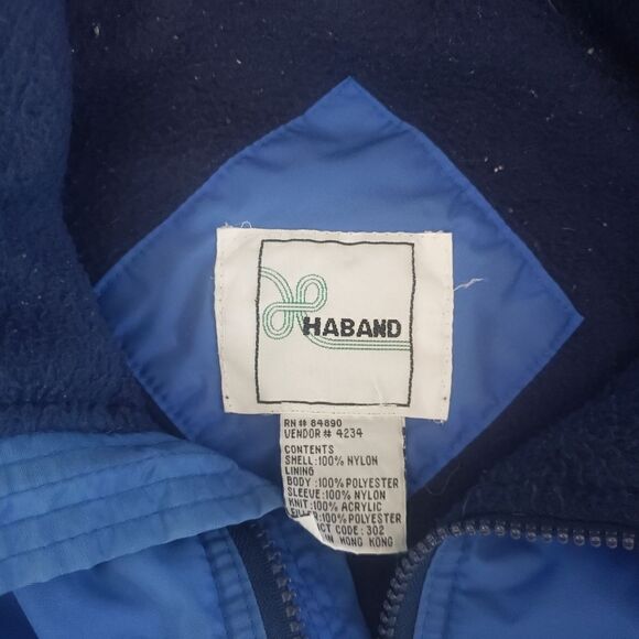 Haband Long Sleeve Full Zip Winter Snow Fleece Lined Jacket Mens Size XL - Picture 3 of 12